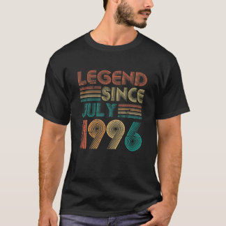 Legende sinds juli 1996 geeft 25e verjaardag 25 ja t-shirt