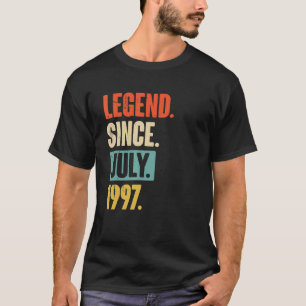 Legende sinds juli 1997 25 jaar oud 25 jaar oud t-shirt