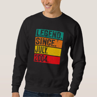 Legende sinds juli 2004 18 jaar oud op 18e verjaar trui