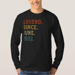 Legende sinds juni 1932 90 jaar oud 90 jaar oud t-shirt