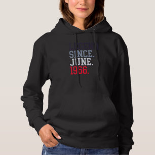 Legende sinds juni 1966 voor mannen juni 1966 hoodie