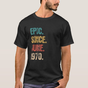 Legende sinds juni 1970 52 jaar oud 52 jaar oud t-shirt