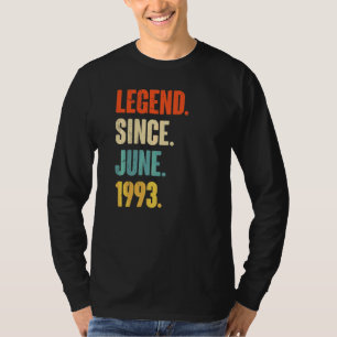 Legende sinds juni 1993 29 jaar oud 29 jaar oud t-shirt