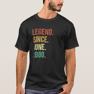 legende sinds juni 2000 22e Verjaardag 22 Ye T-shirt
