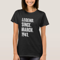 Legende sinds maart 1941 81 jaar oud op de 81ste v