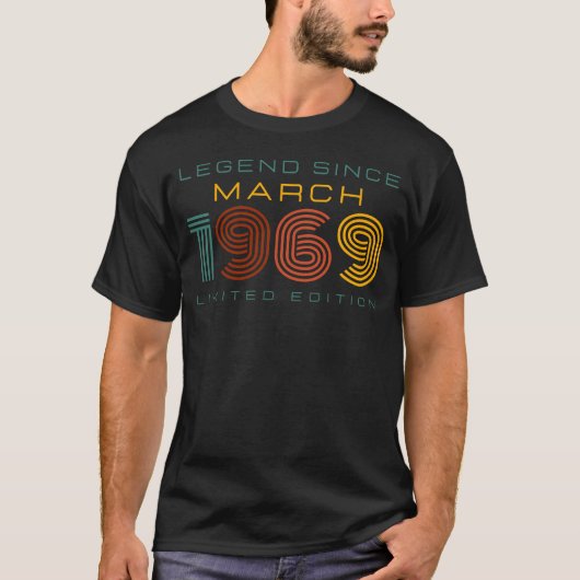 Legende sinds maart 1969, Limited Edition T-shirt (Voorkant)