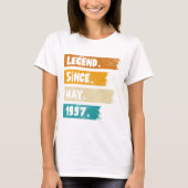 Legende sinds mei 1937 t-shirt (Voorkant)