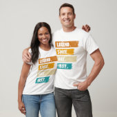 Legende sinds mei 1937 t-shirt (Unisex)