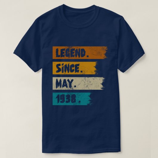 Legende sinds mei 1938 t-shirt (Design voorkant)