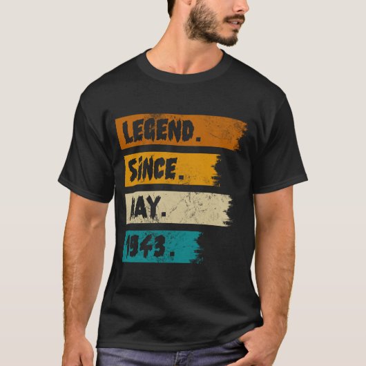 Legende sinds mei 1943 t-shirt (Voorkant)