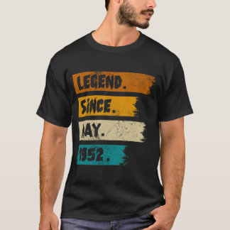 Legende sinds mei 1952 t-shirt