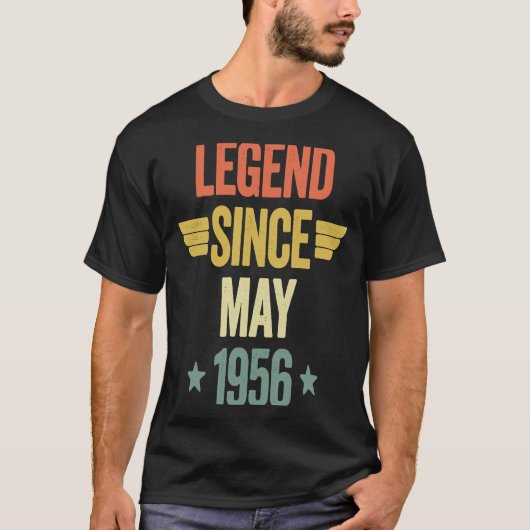 Legende sinds mei 1956 t-shirt (Voorkant)