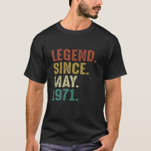 Legende sinds mei 1971 50e verjaardag 50 jaar gift t-shirt