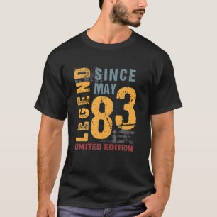 Legende sinds mei 1983 cadeau voor 39 jaar oud 39t t-shirt