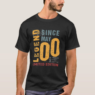 Legende sinds mei 2000 cadeau voor 22 jaar oud 22 t-shirt