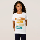 Legende sinds mei 2017 t-shirt (Voorkant volledig)