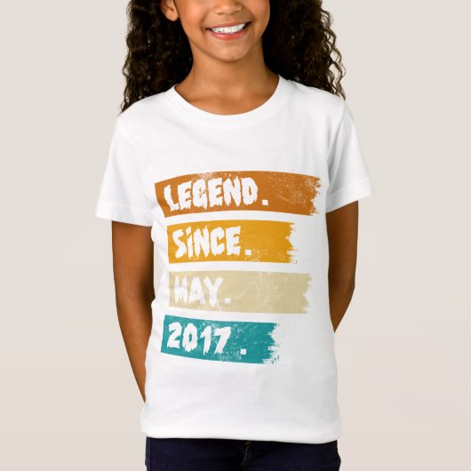 Legende sinds mei 2017 t-shirt (Voorkant)