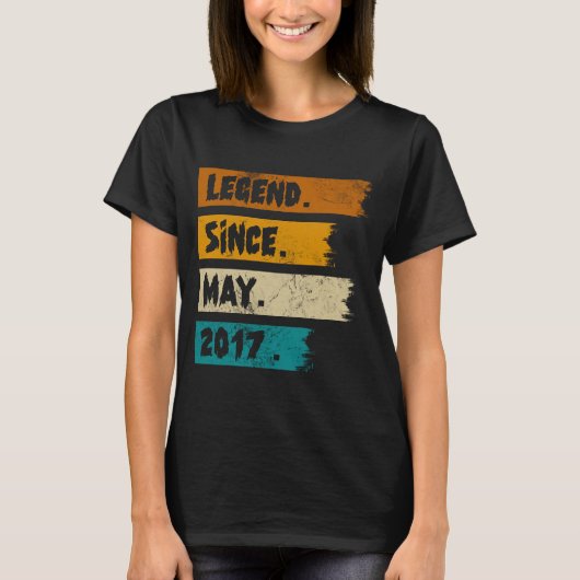 Legende sinds mei 2017 t-shirt (Voorkant)