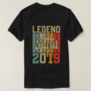 Legende sinds mei 2019 5e verjaardag 5 jaar oud t-shirt