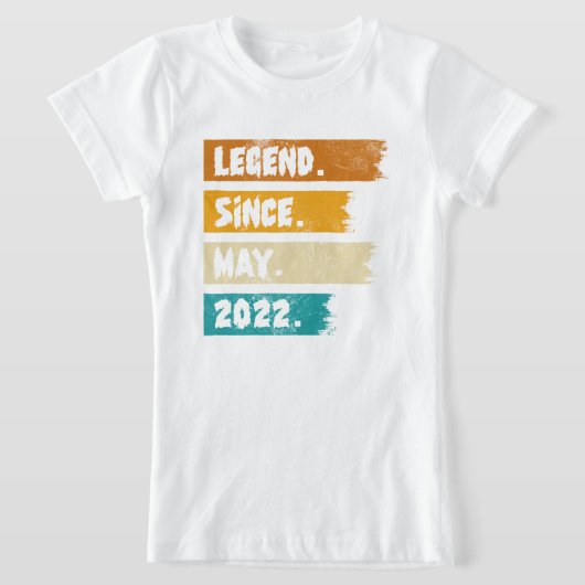 Legende sinds mei 2022 t-shirt (Laagn)