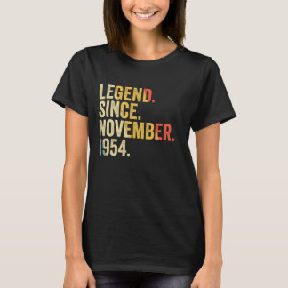Legende sinds november 1954 68 jaar oud 68 jaar ou t-shirt