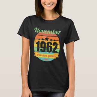 Legende sinds november 1962 60 jaar 60s 60 Birthda T-shirt