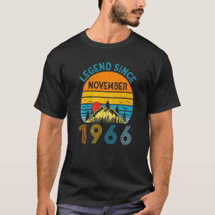 Legende sinds november 1966 56e verjaardag 56 jaar t-shirt