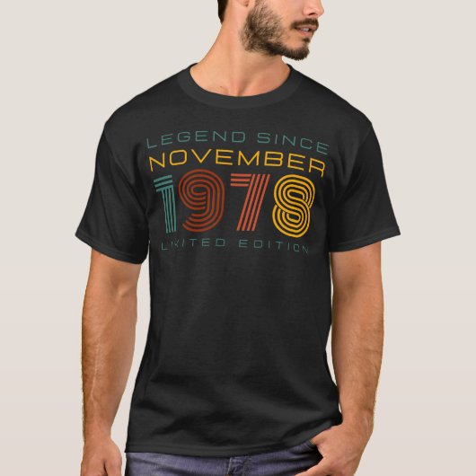 Legende sinds november 1978, Limited Edition Manne T-shirt (Voorkant)