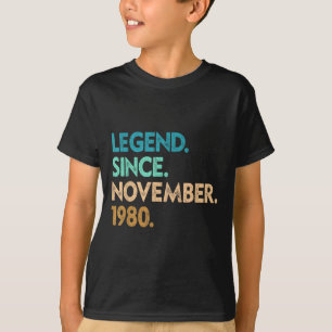 Legende sinds november 1980 kleding t-shirt