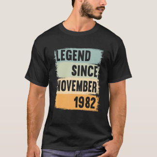 Legende sinds november 1982 40 jaar 40 jaar 40 jaa t-shirt