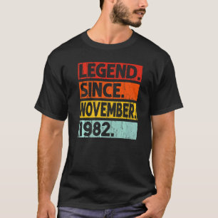 Legende sinds november 1982 40e verjaardag  Y T-shirt