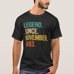 Legende sinds november 1983 39 jaar oud en 39 jaar t-shirt