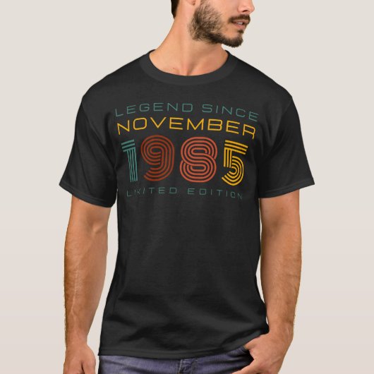 Legende sinds november 1985, Limited Edition Manne T-shirt (Voorkant)