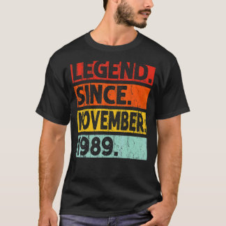 Legende sinds november 1989 33e verjaardag  Y T-shirt