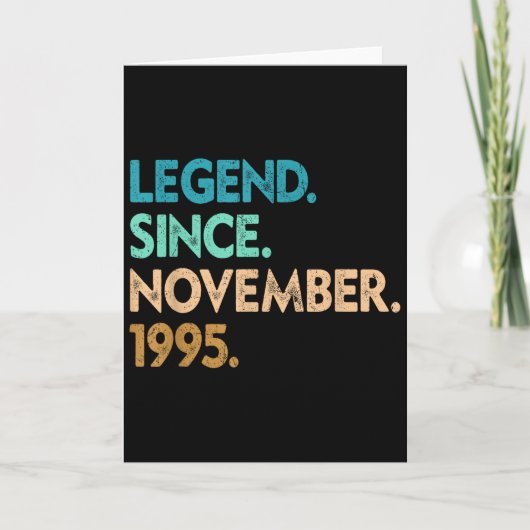 Legende sinds november 1995 Kleding Kaart (Voorkant)