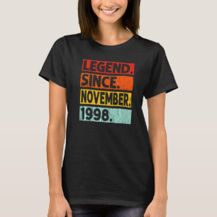 Legende sinds november 1998 24e verjaardag Y T-shirt