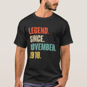 Legende sinds november 2010 - Vintage 2010 10e ver T-shirt