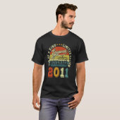 Legende sinds november 2011 11 jaar oude elfde geb t-shirt (Voorkant volledig)