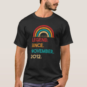 Legende sinds november 2012 10e verjaardag, gebore t-shirt