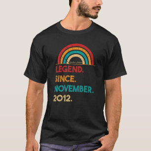 Legende sinds november 2012 10e verjaardag, gebore t-shirt