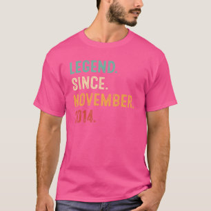 Legende sinds november 2014 8e verjaardag 8 jaar O T-shirt