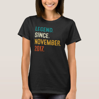 Legende sinds november 2017 5e verjaardag 5 jaar O T-shirt