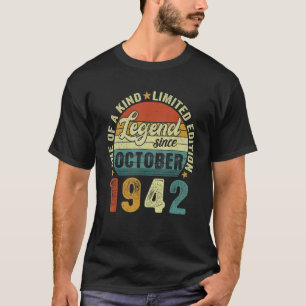 Legende sinds oktober 1942 80 jaar oud en 80ste ve t-shirt