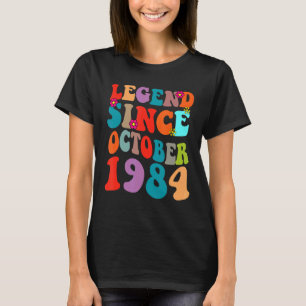 Legende sinds oktober 1984  vogelretro V T-shirt