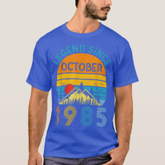 Legende sinds oktober 1985 37 jaar oude Vintage 37 T-shirt