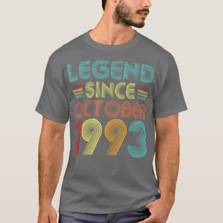 Legende sinds oktober 1993 29 jaar oud 29 jaar oud t-shirt