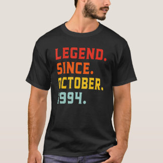 Legende sinds oktober 1994 28e  verjaardag 28 t-shirt