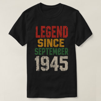 Legende sinds september 1945 Bold Distressed Art T-shirt