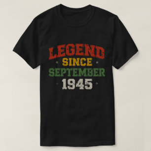 Legende sinds september 1945 Retro Design T-shirt