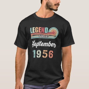 Legende sinds september 1956 66 jaar oude Vintage T-shirt